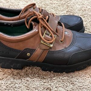 Vintage POLO Ralph Lauren Dover II Mens Boots 11 Brown Leather Duck
